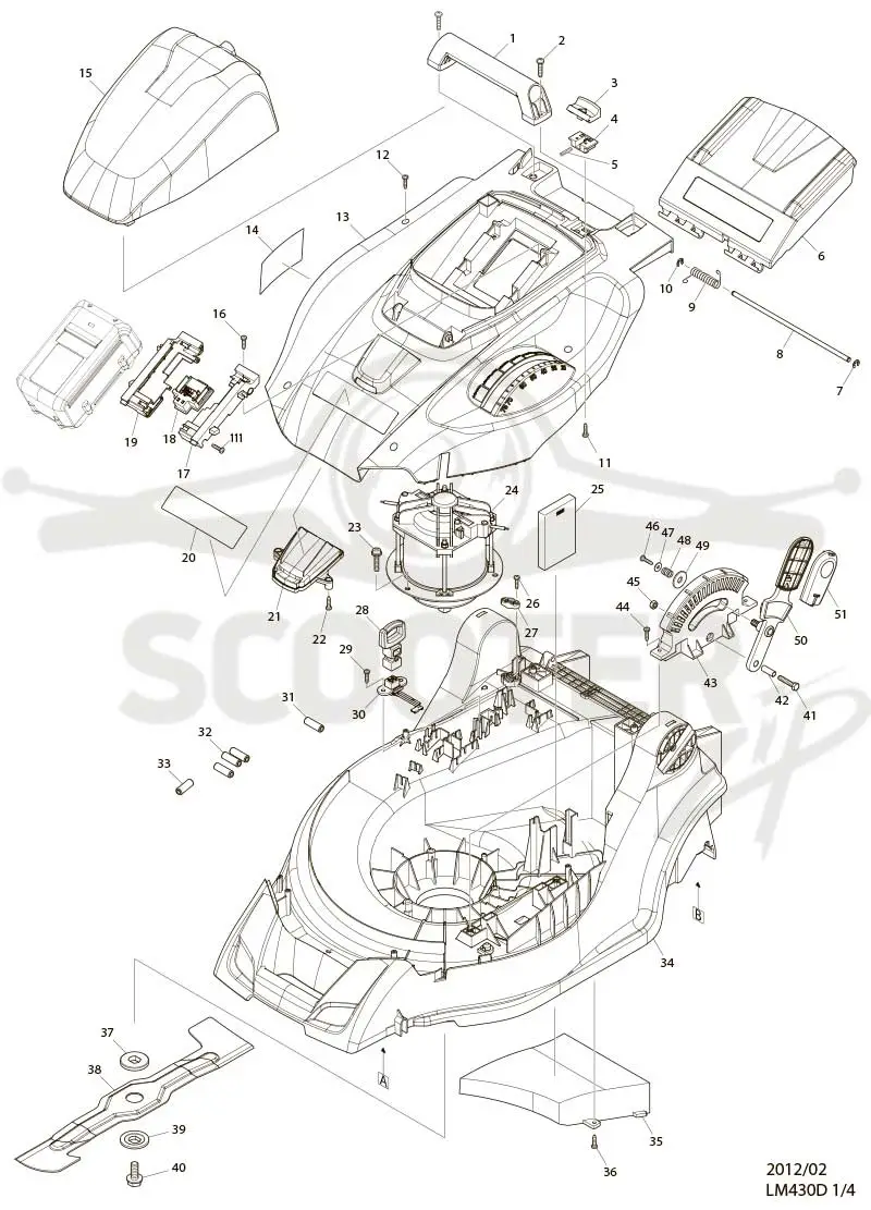 MAKITA LM430D схема 1