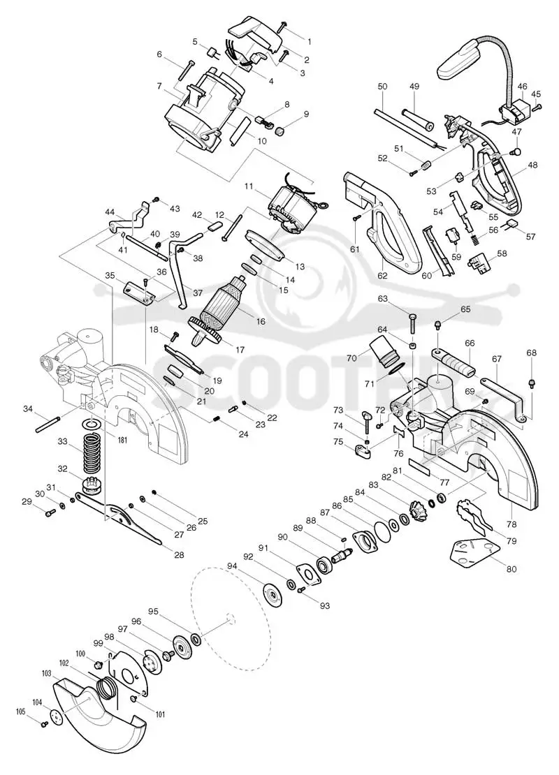 MAKITA LS1214F схема 1
