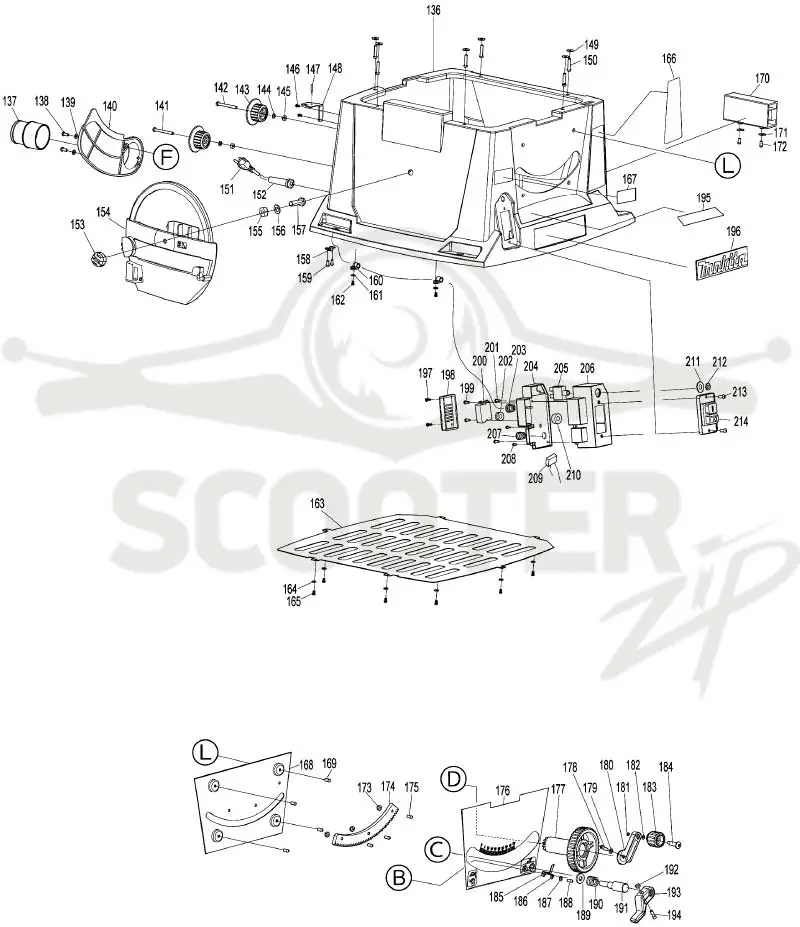 MAKITA MLT100N схема 3