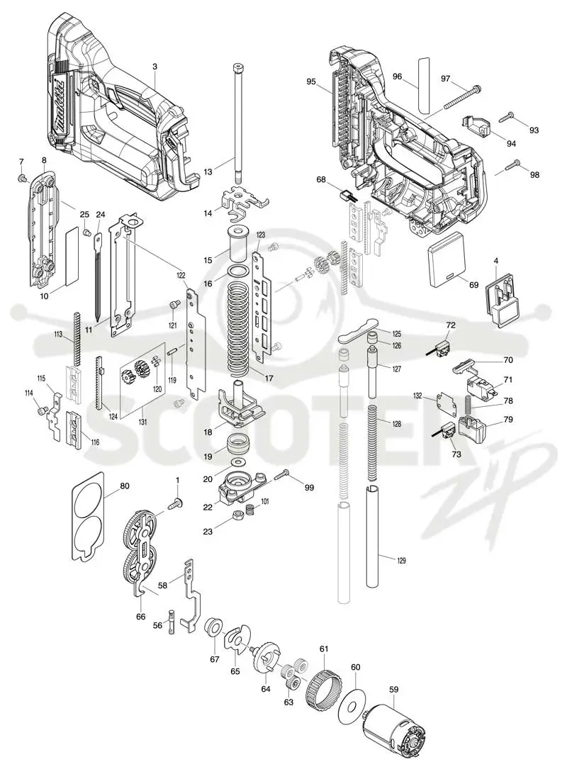 MAKITA PT354D схема 1
