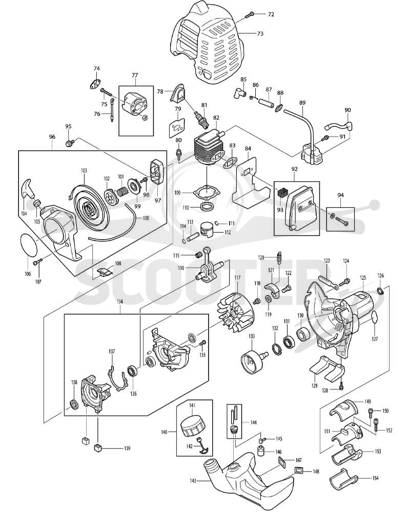 MAKITA PTR2500 схема 4