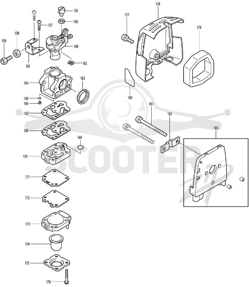 MAKITA PTR2500 схема 5