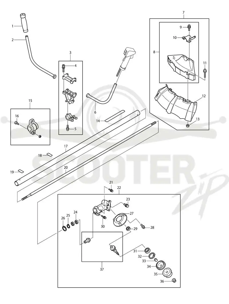 MAKITA RBC3101 схема 1
