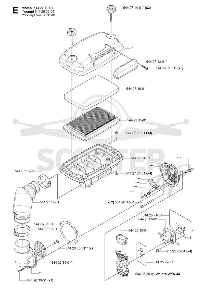 CARBURETOR & AIR FILTER