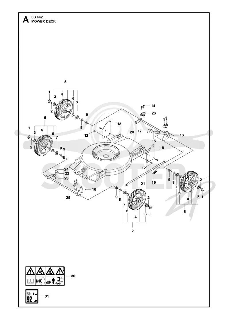 MOWER DECK / CUTTING DECK