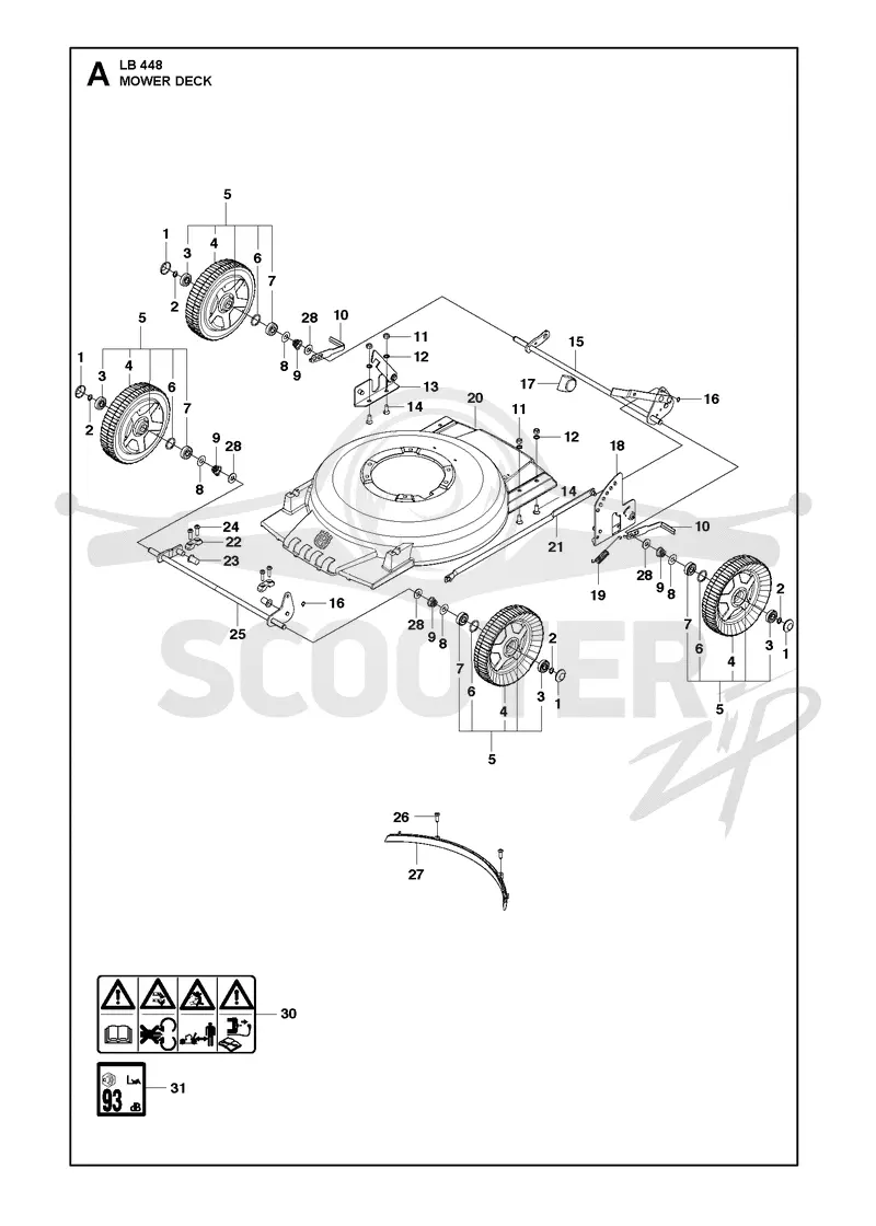 MOWER DECK / CUTTING DECK