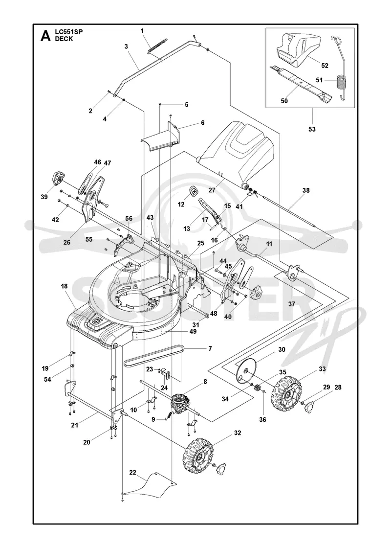 MOWER DECK / CUTTING DECK