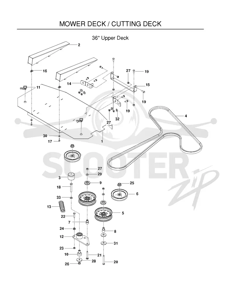 MOWER DECK / CUTTING DECK