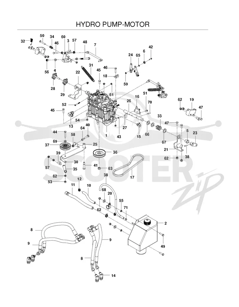 HYDRAULIC PUMP - MOTOR