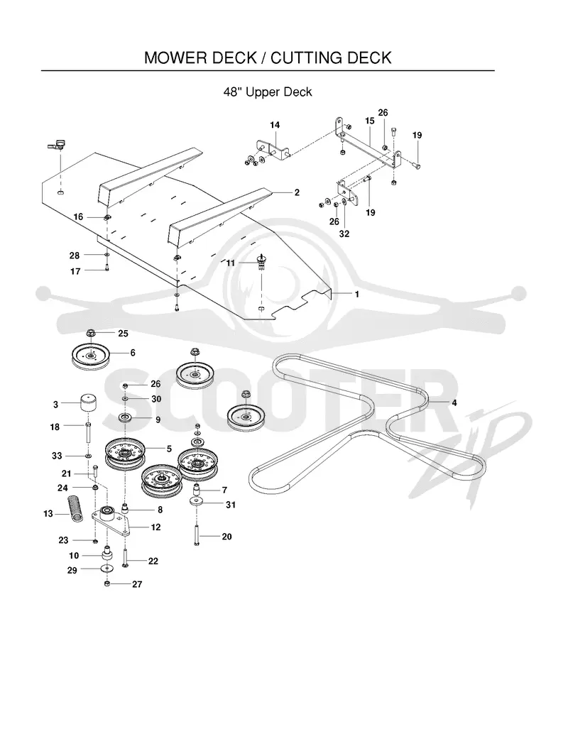 MOWER DECK / CUTTING DECK