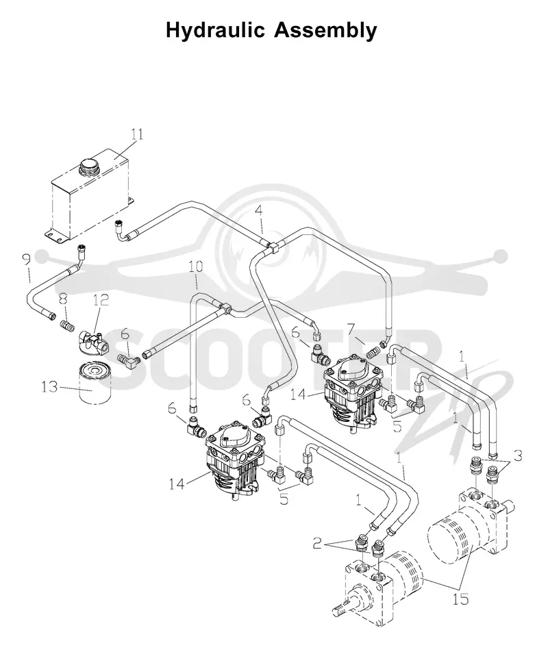 HYDRAULIC PUMP - MOTOR