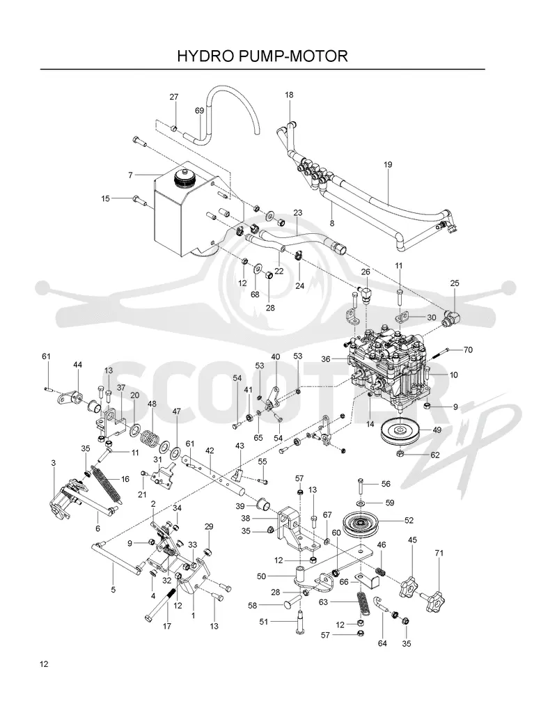 HYDRAULIC PUMP - MOTOR
