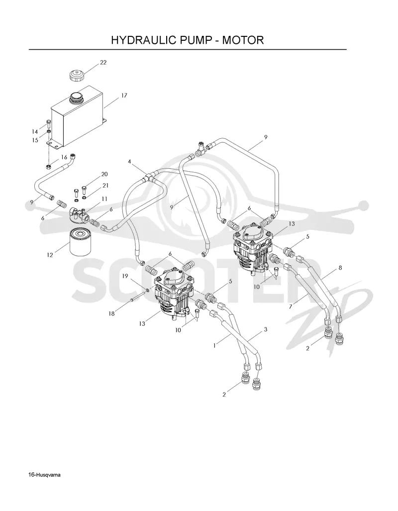 HYDRAULIC PUMP - MOTOR