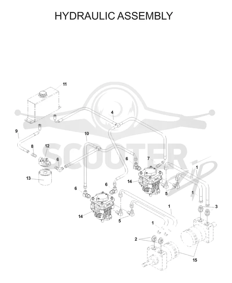 HYDRAULIC PUMP - MOTOR
