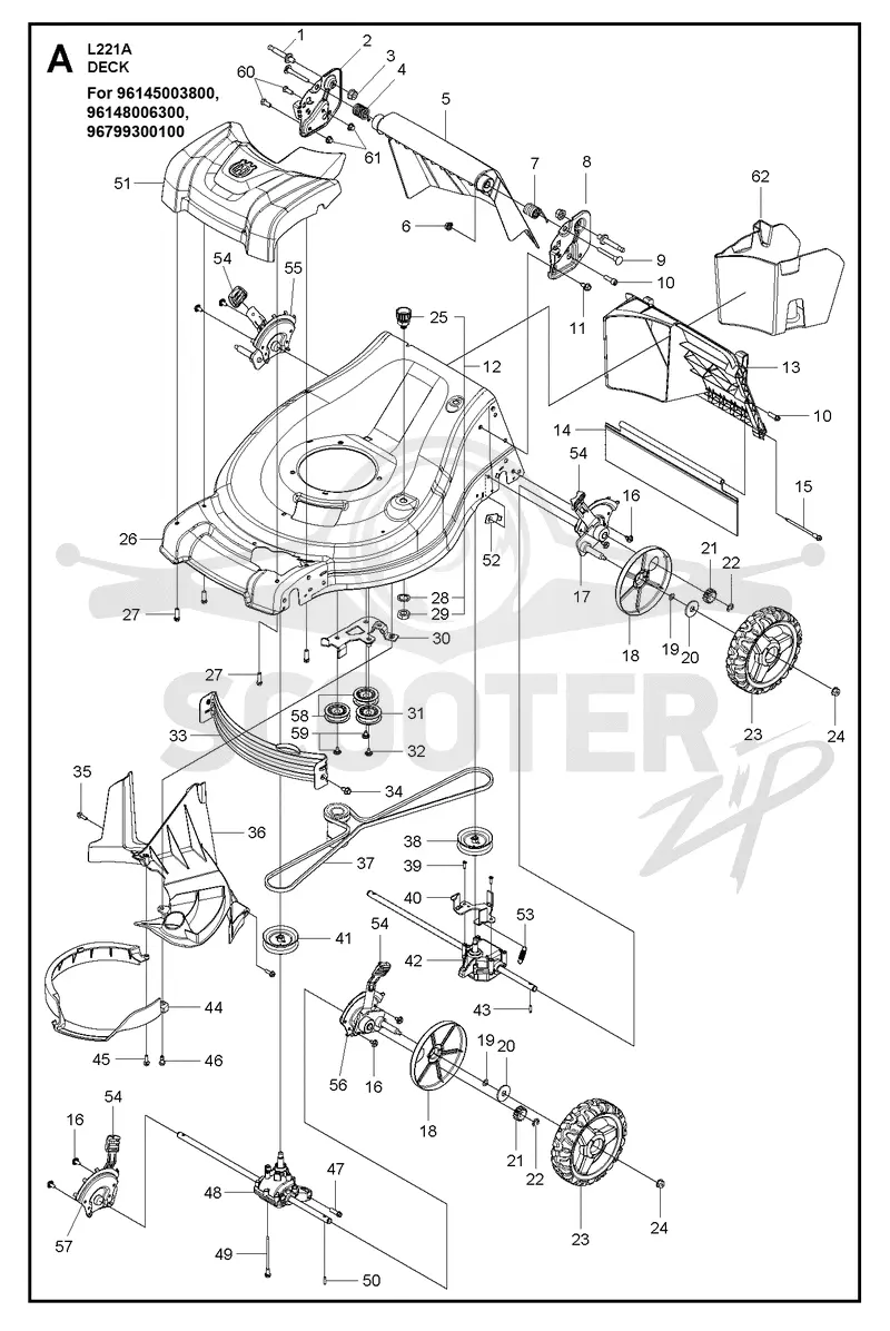 MOWER DECK / CUTTING DECK