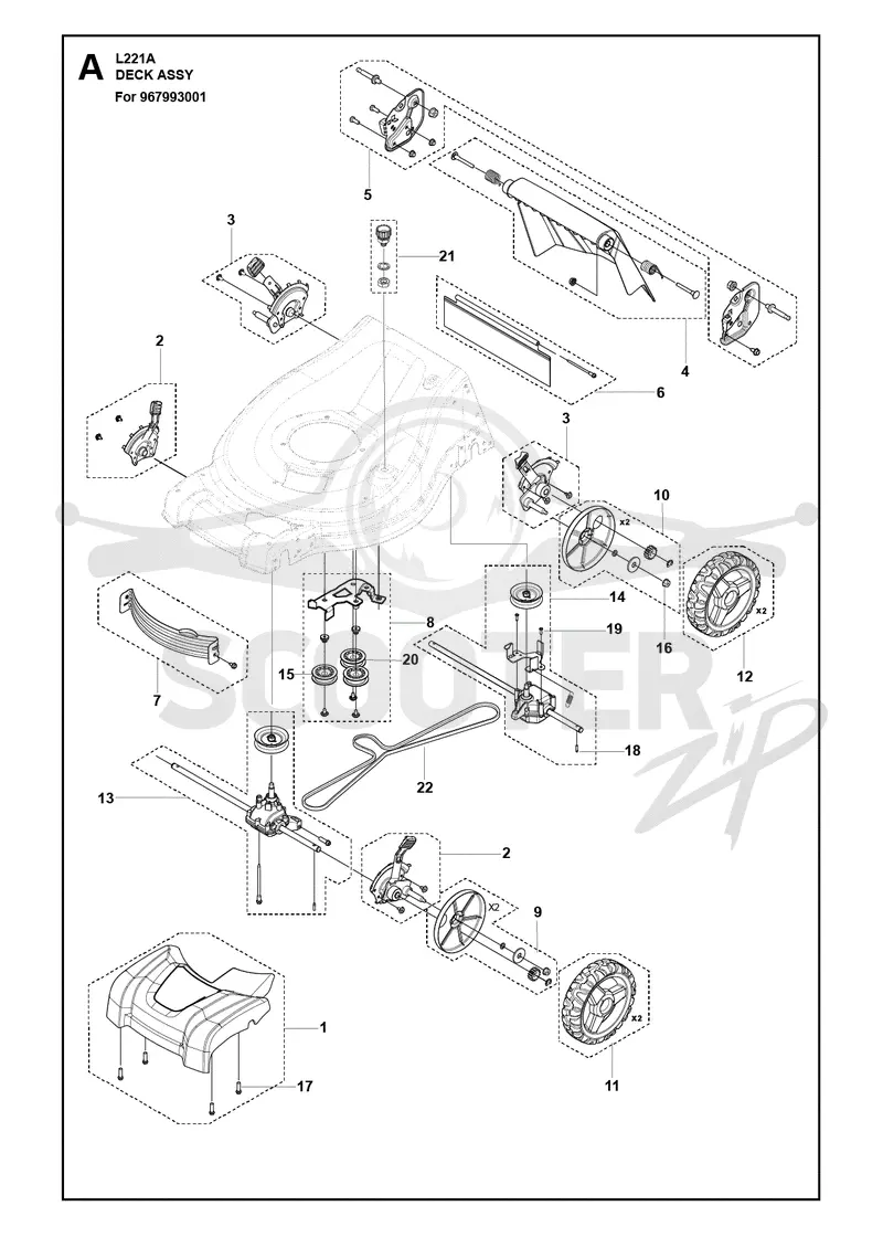 MOWER DECK / CUTTING DECK