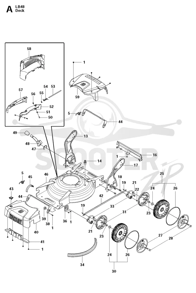 MOWER DECK / CUTTING DECK