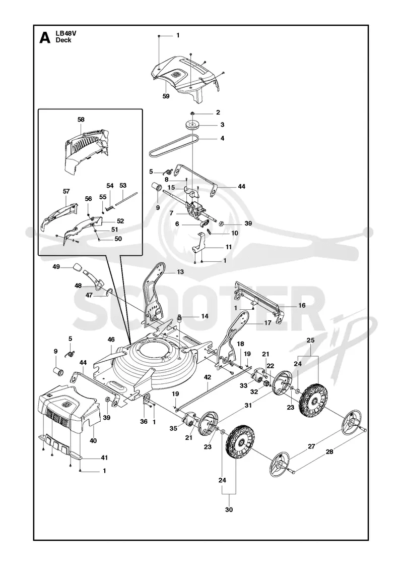 MOWER DECK / CUTTING DECK