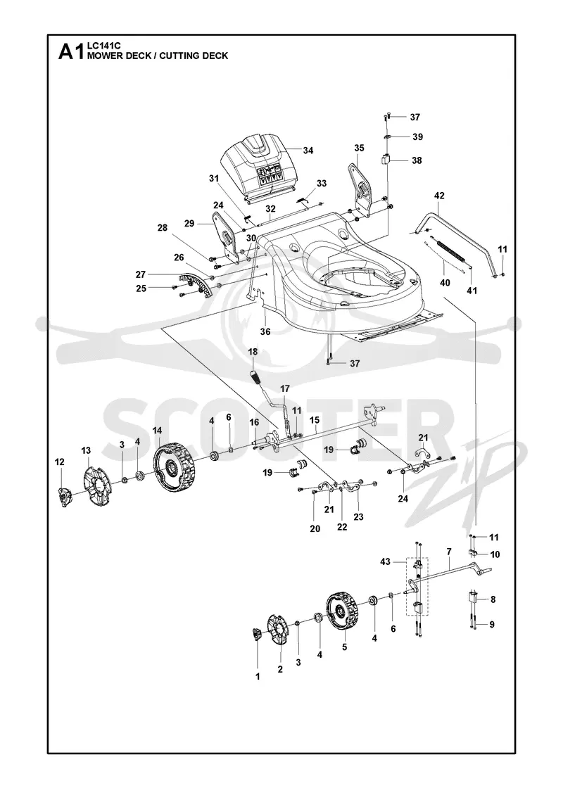 MOWER DECK / CUTTING DECK