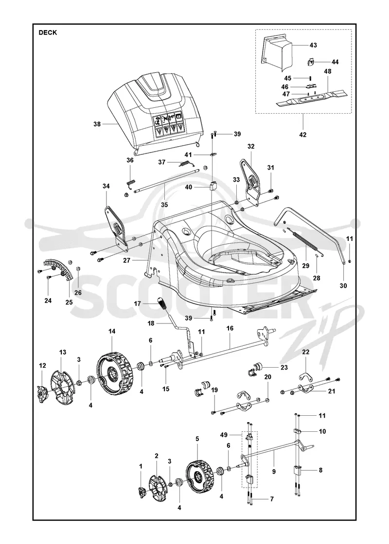 MOWER DECK / CUTTING DECK