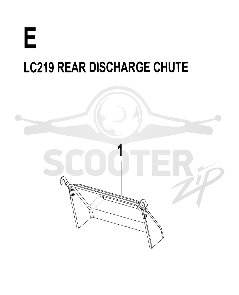 REAR DISCHARGE CHUTE