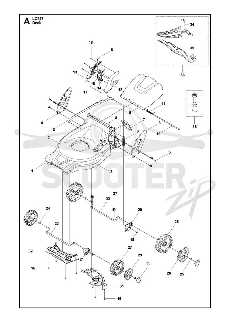 MOWER DECK / CUTTING DECK