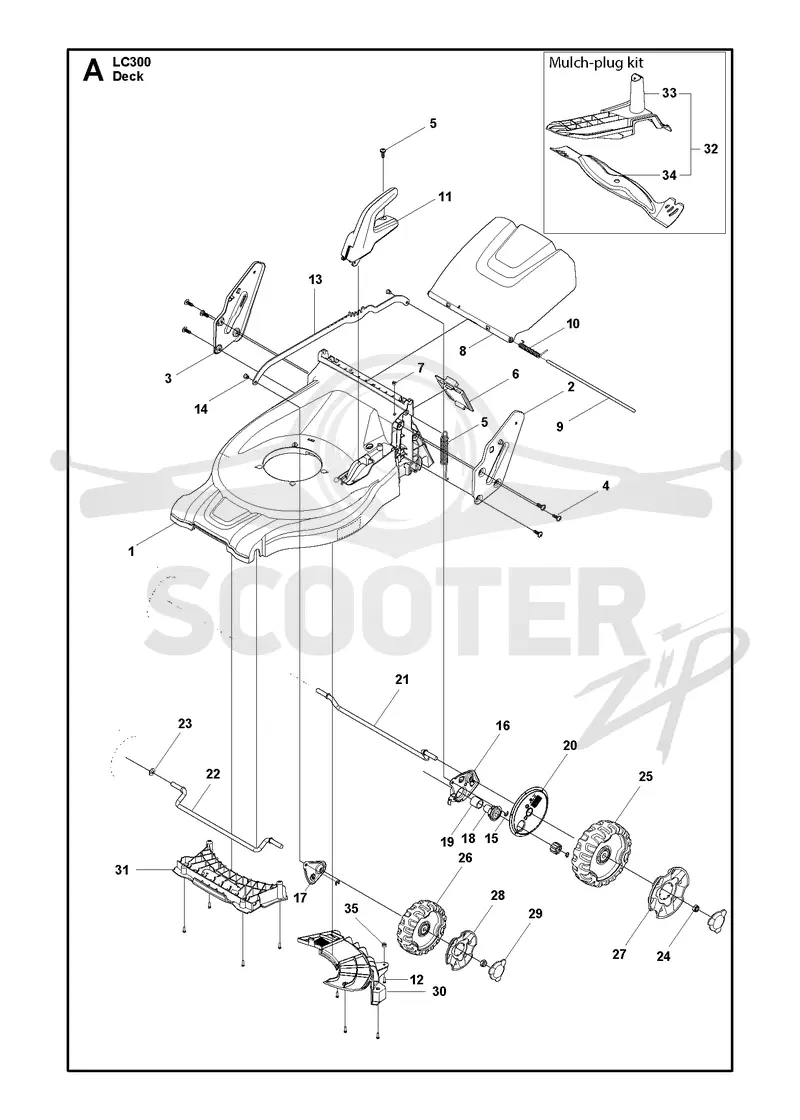 MOWER DECK / CUTTING DECK