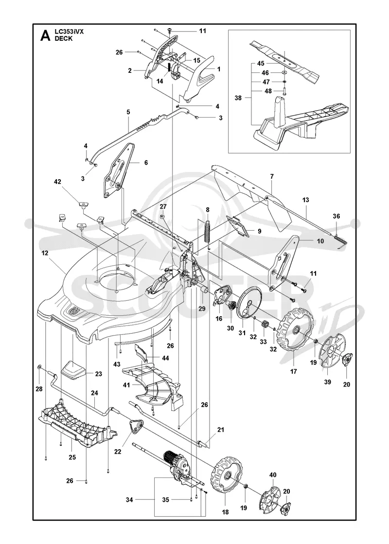 MOWER DECK / CUTTING DECK