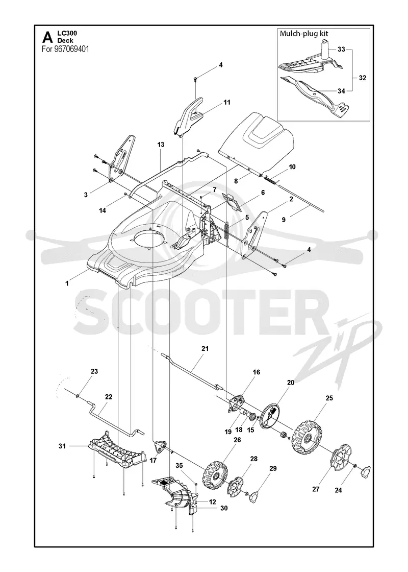 MOWER DECK / CUTTING DECK