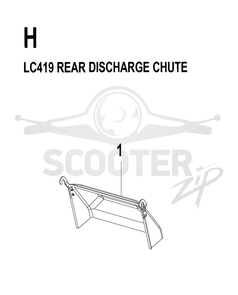 REAR DISCHARGE CHUTE