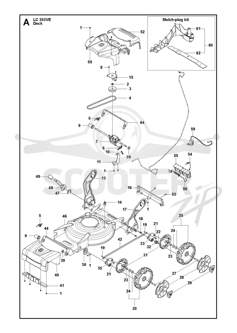 MOWER DECK / CUTTING DECK