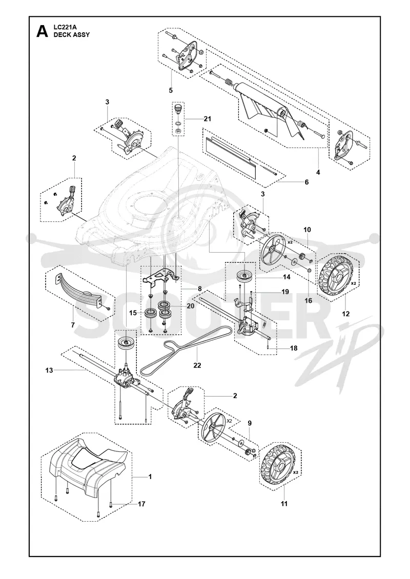 MOWER DECK / CUTTING DECK