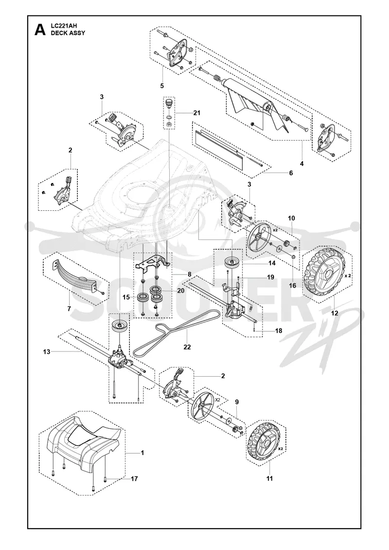 MOWER DECK / CUTTING DECK