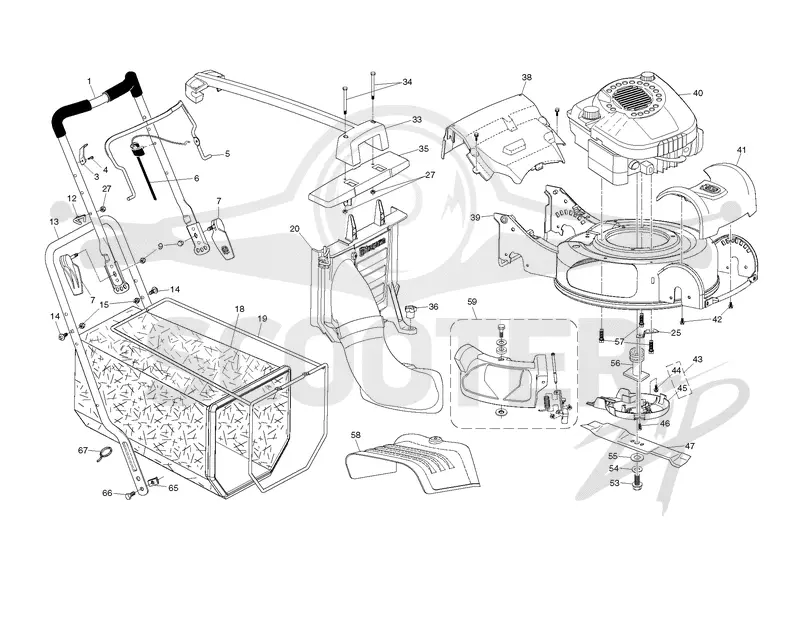 HANDLE & ENGINE
