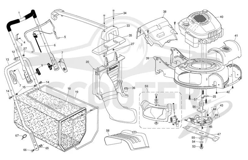 HANDLE & ENGINE
