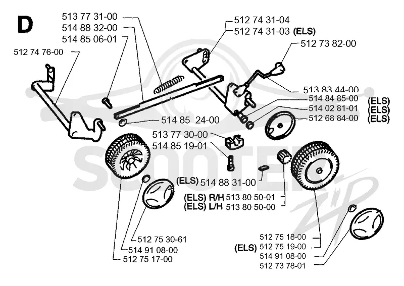 WHEEL & DEPTH STAKE ASSEMBLY