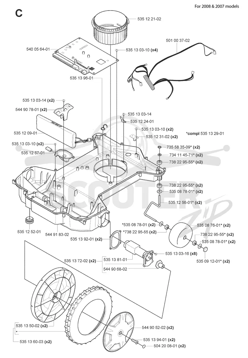 CHASSIS LOWER 2007-2008