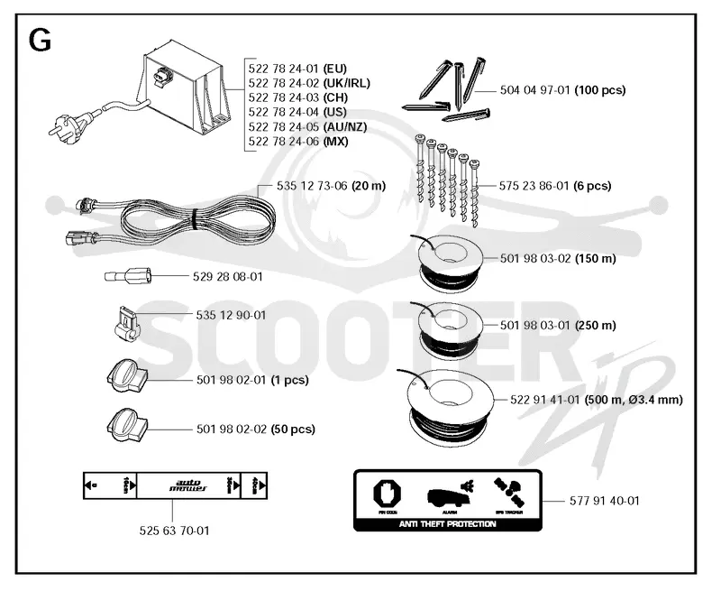 INSTALLATION ACCESSORIES