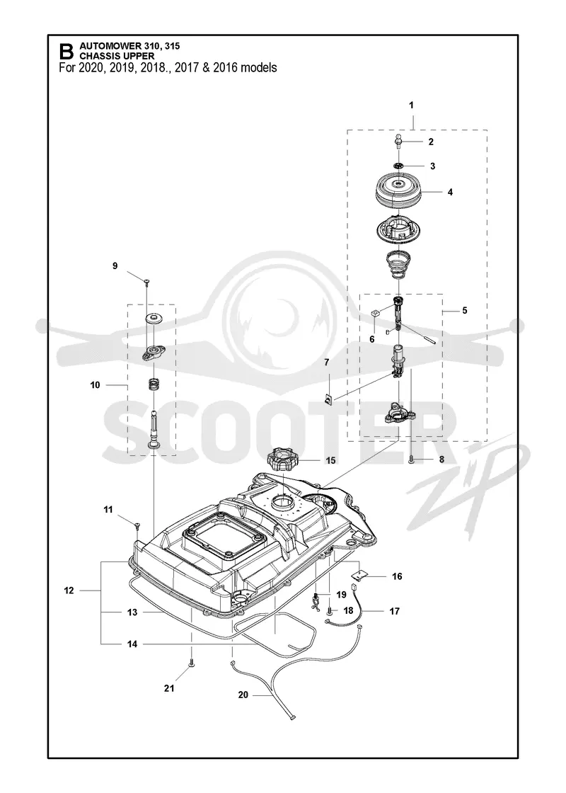 CHASSIS UPPER 2016-