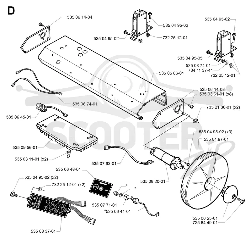 ELECTRONIC & WHEEL MOTOR HOUSING