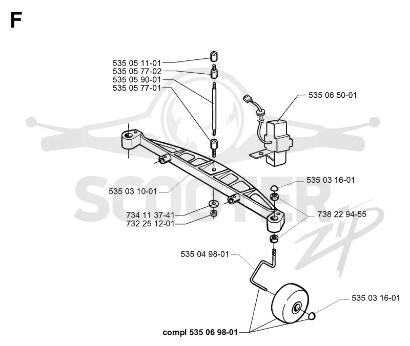 FRONT AXEL