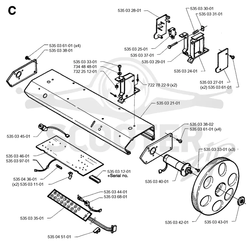 ELECTRONIC & WHEEL MOTOR HOUSING