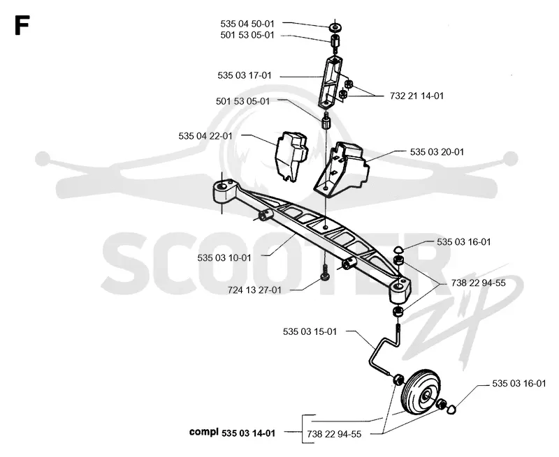 FRONT AXEL