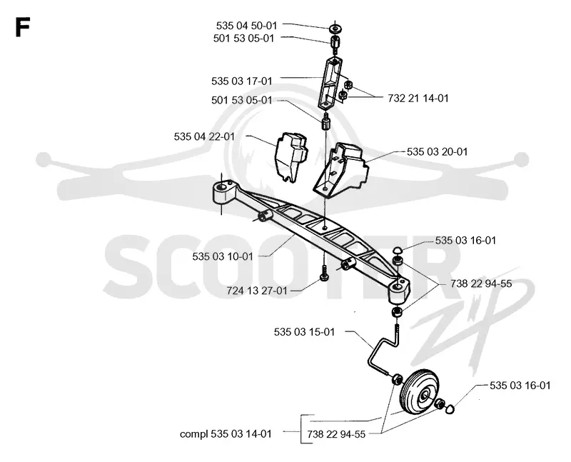 FRONT AXEL