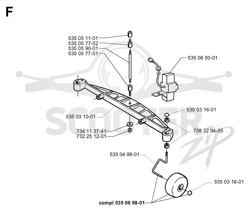 FRONT AXEL
