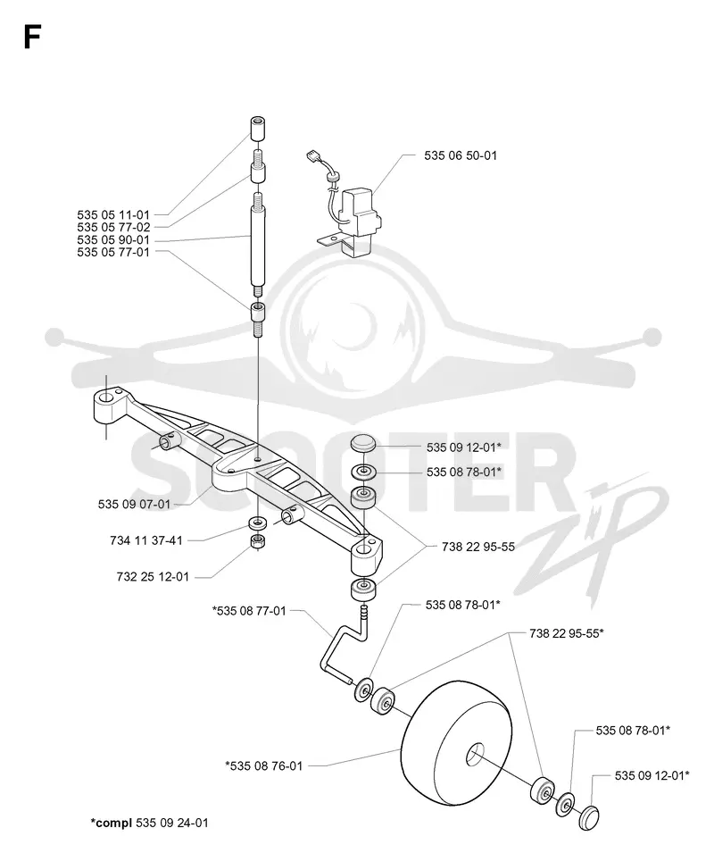 FRONT AXEL