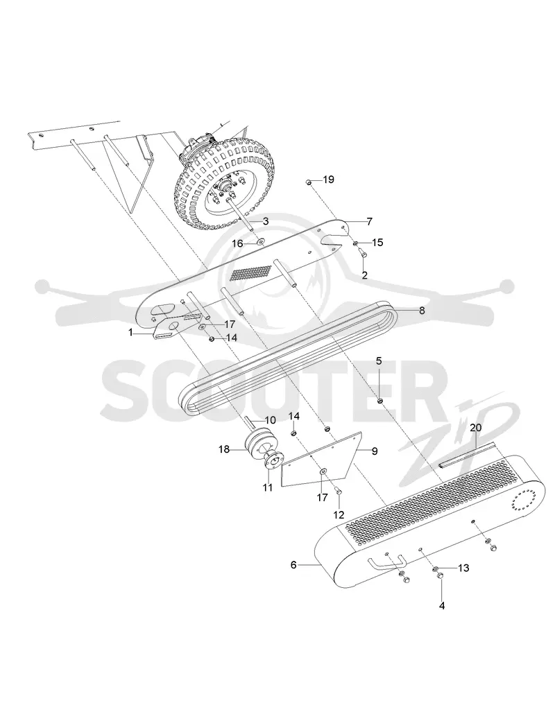 BELT GUARD & PULLEY