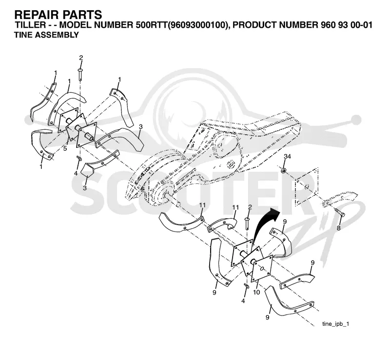 TINE ASSEMBLY