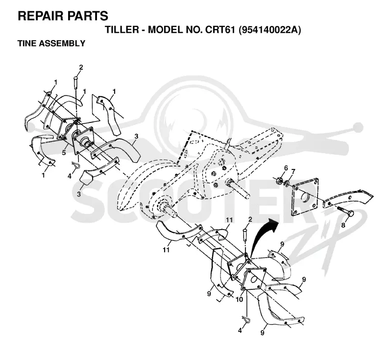 TINE ASSEMBLY