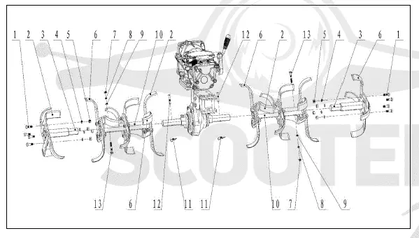 TINE ASSEMBLY